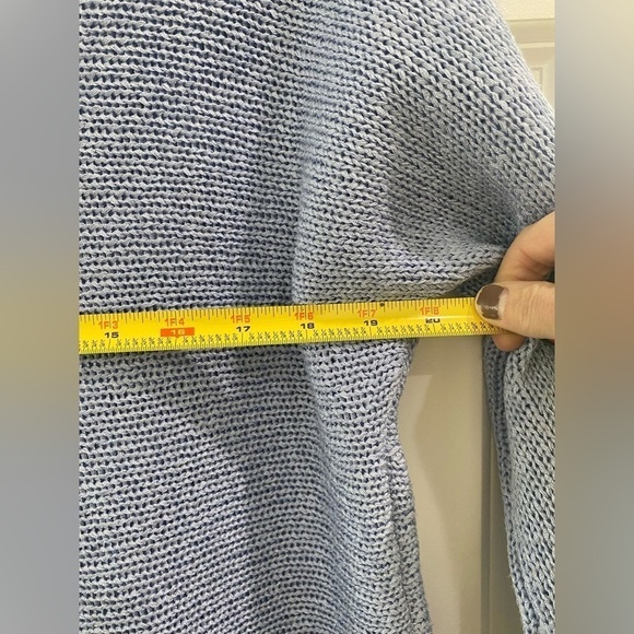 Chico’s Cordani Boat-Neck Sweater Shaker Loose Knit 3/4 Sleeves Women’s Size M - Picture 3 of 6